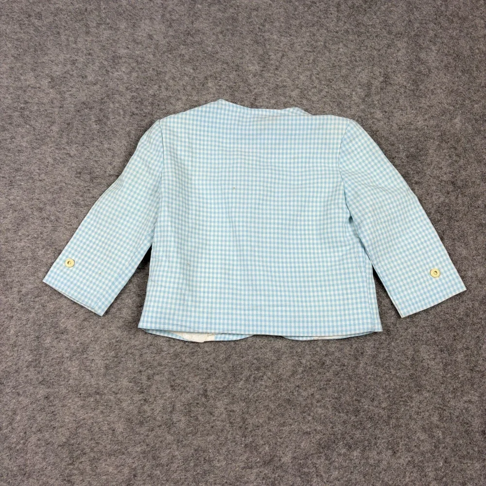 Good Lad Sportswear Blazer Boys Size 2T Blue Gingham Vintage Check Jacket‎